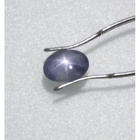 3.55 Ct Bluish Gray Star Sapphire