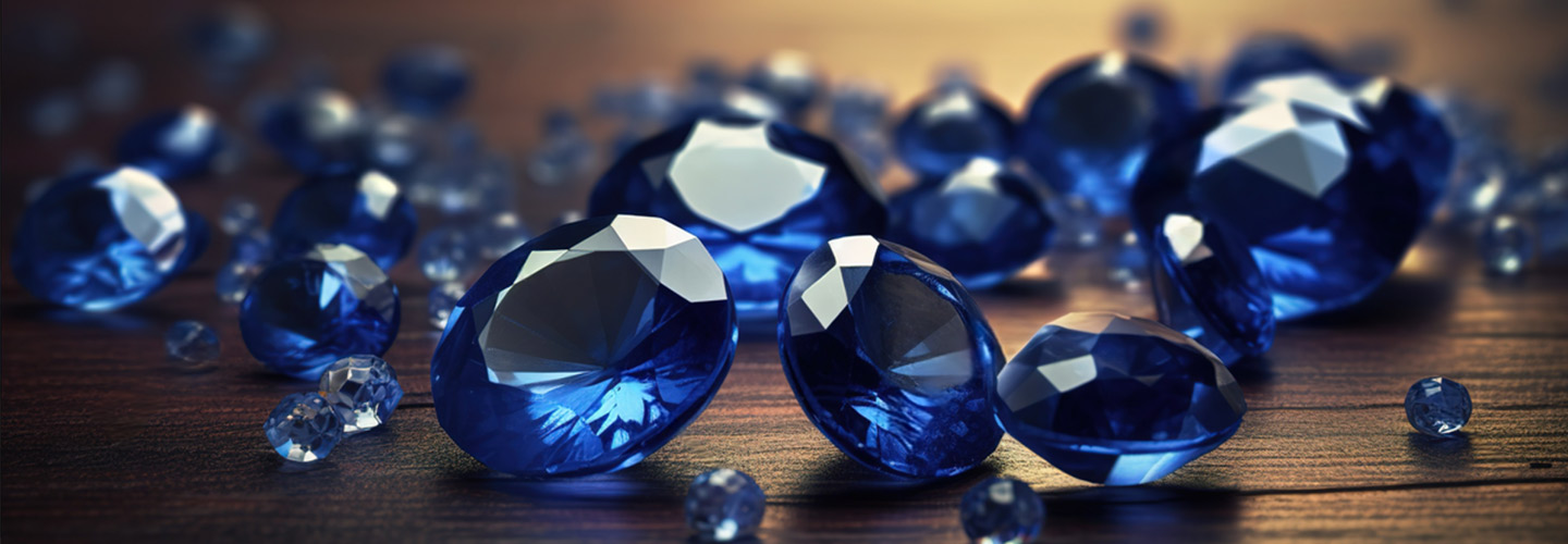 blue sapphires