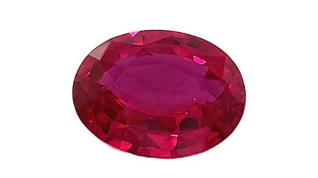 Oval 0.55 Ct Ruby of Sri Lankan Origin