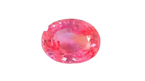 Oval 2.34 Ct UNHEATED Padparadscha Sapphire of Sri Lankan Origin