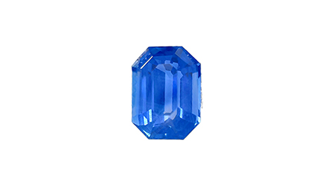 Octagon 3.50 Ct UNHEATED Blue Sapphire of Sri Lankan Origin