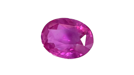 Oval 1.50 Ct UNHEATED Pink Sapphire of Sri Lankan Origin