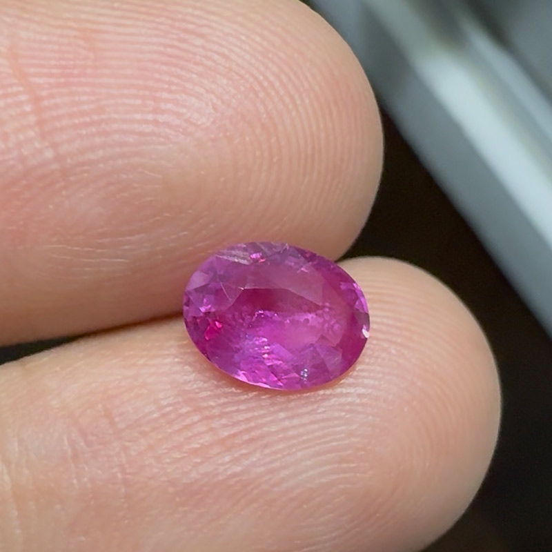 Oval Shape 1.50 Ct Pink Sapphire of Sri Lankan Origin