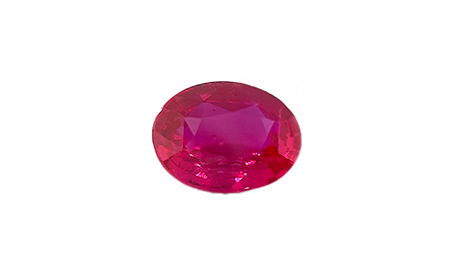 Oval 0.55 Ct Ruby of Sri Lankan Origin