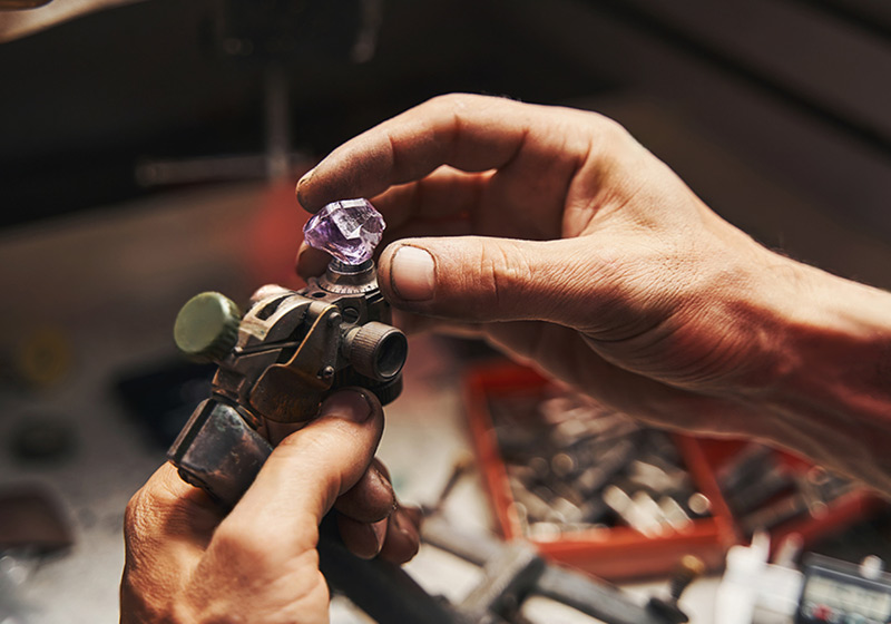 gemstone cutting process