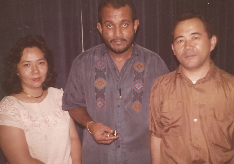 Mr. & Mrs. Reiko Kojima with owner