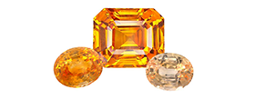 Orange Sapphires