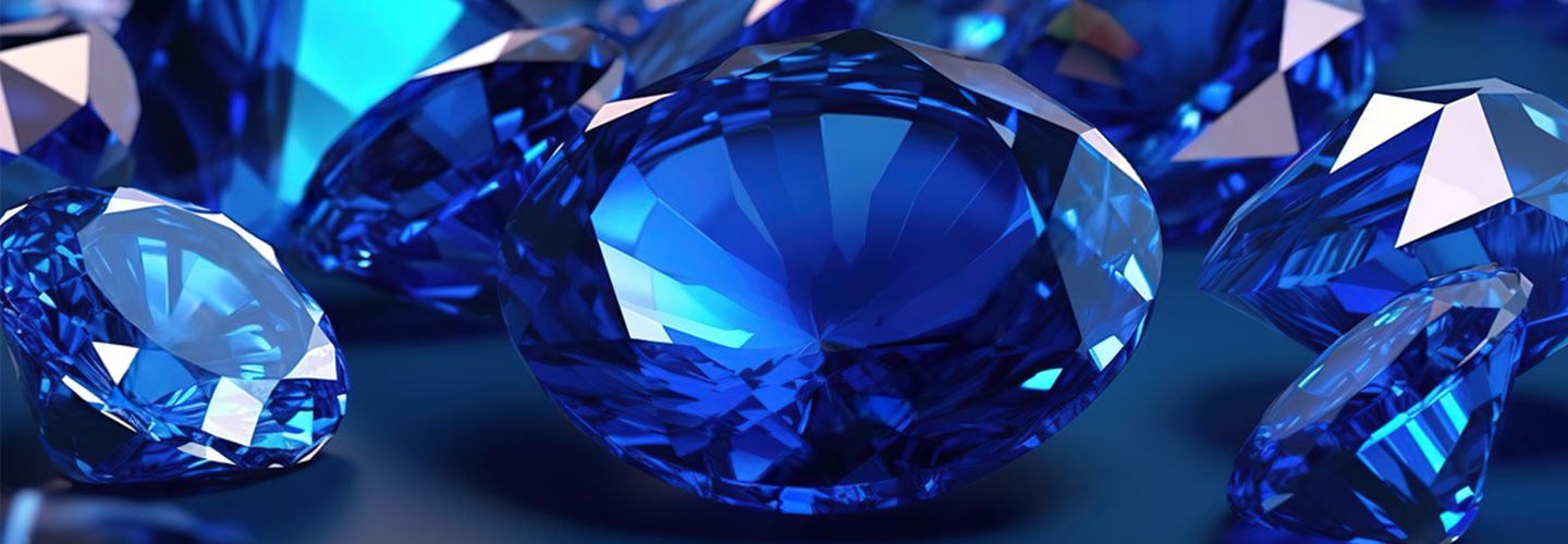 blue sapphires