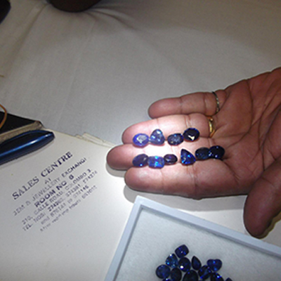 blue sapphires