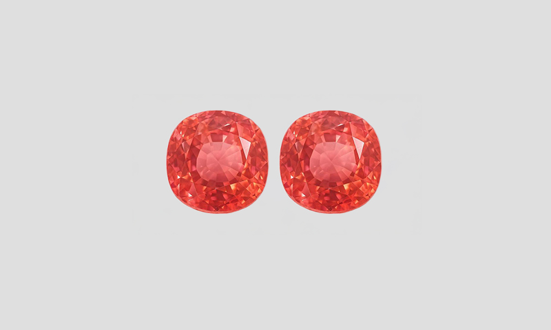 Oval 1.08 Ct Padparadscha Sapphire of Sri Lankan Origin