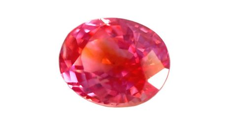 Oval 1.08 Ct Padparadscha Sapphire of Sri Lankan Origin