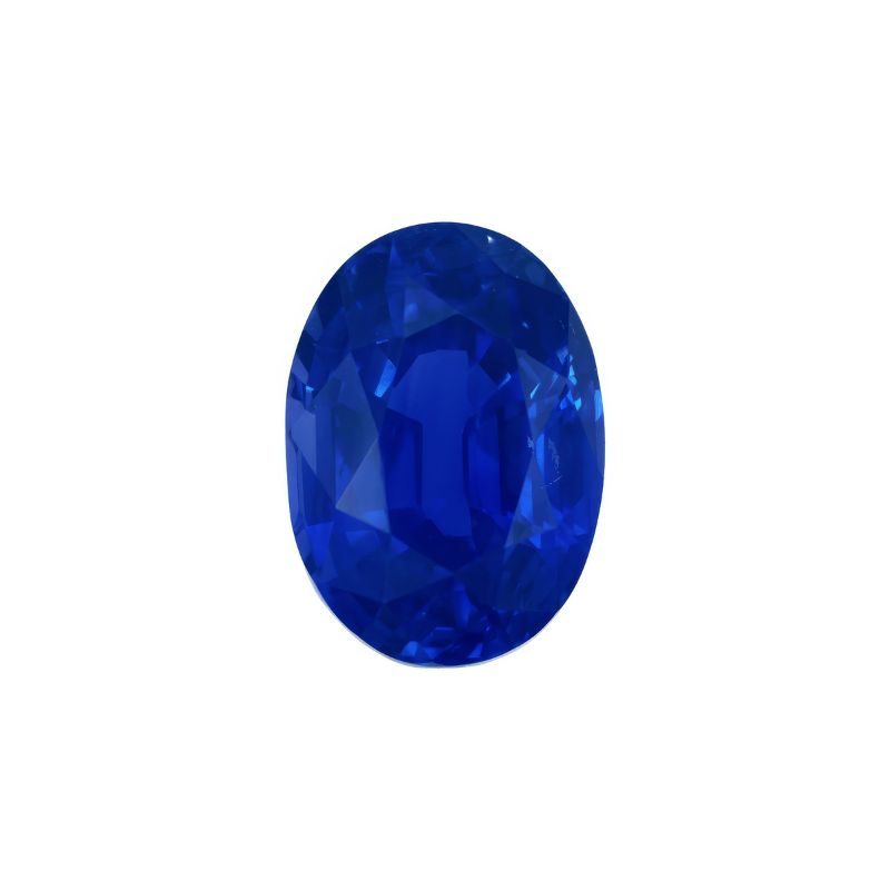 Oval 6.59 Ct UNHEATED Royal Blue Sapphire