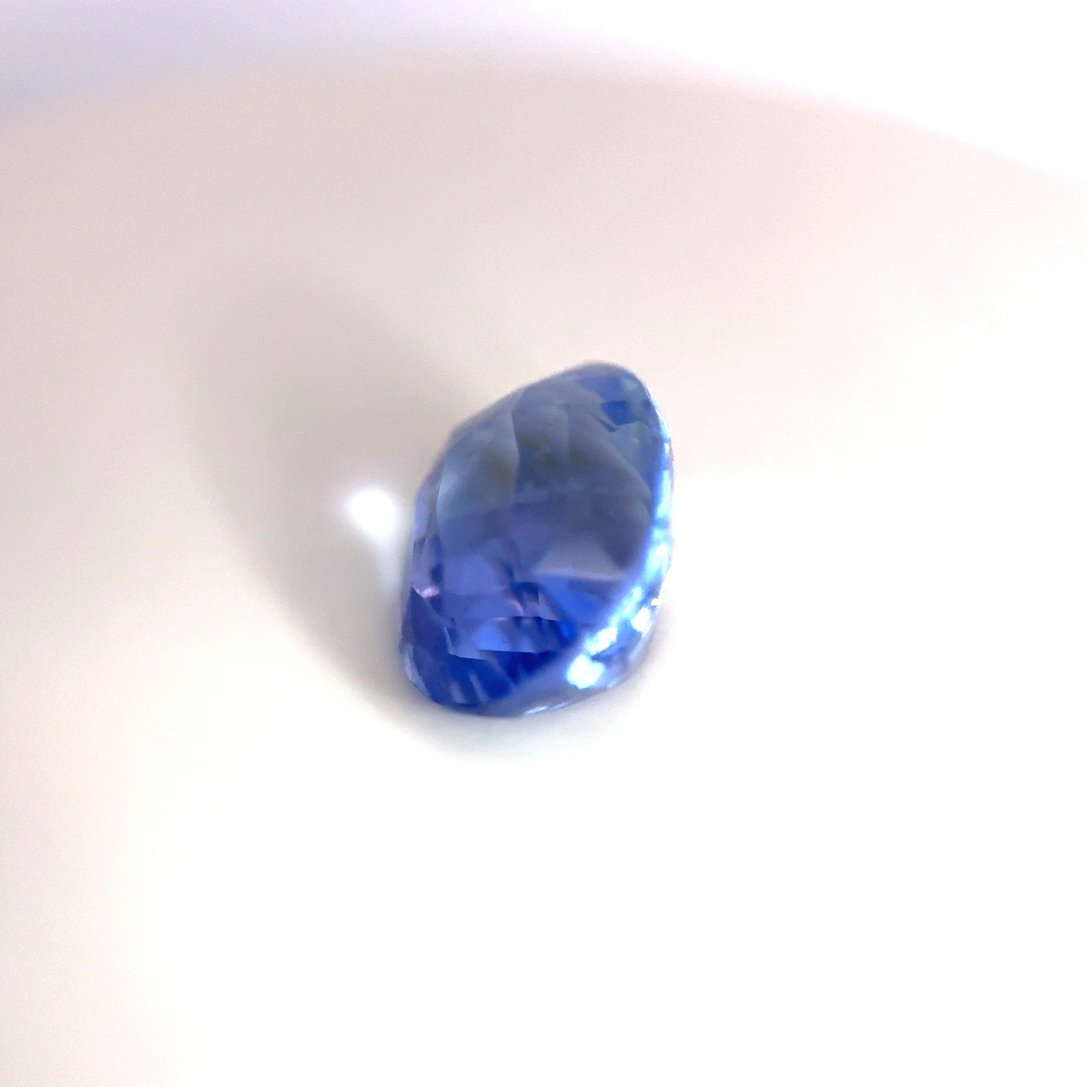 Oval 3.59 Ct UNHEATED Blue Sapphire of Sri Lankan Origin