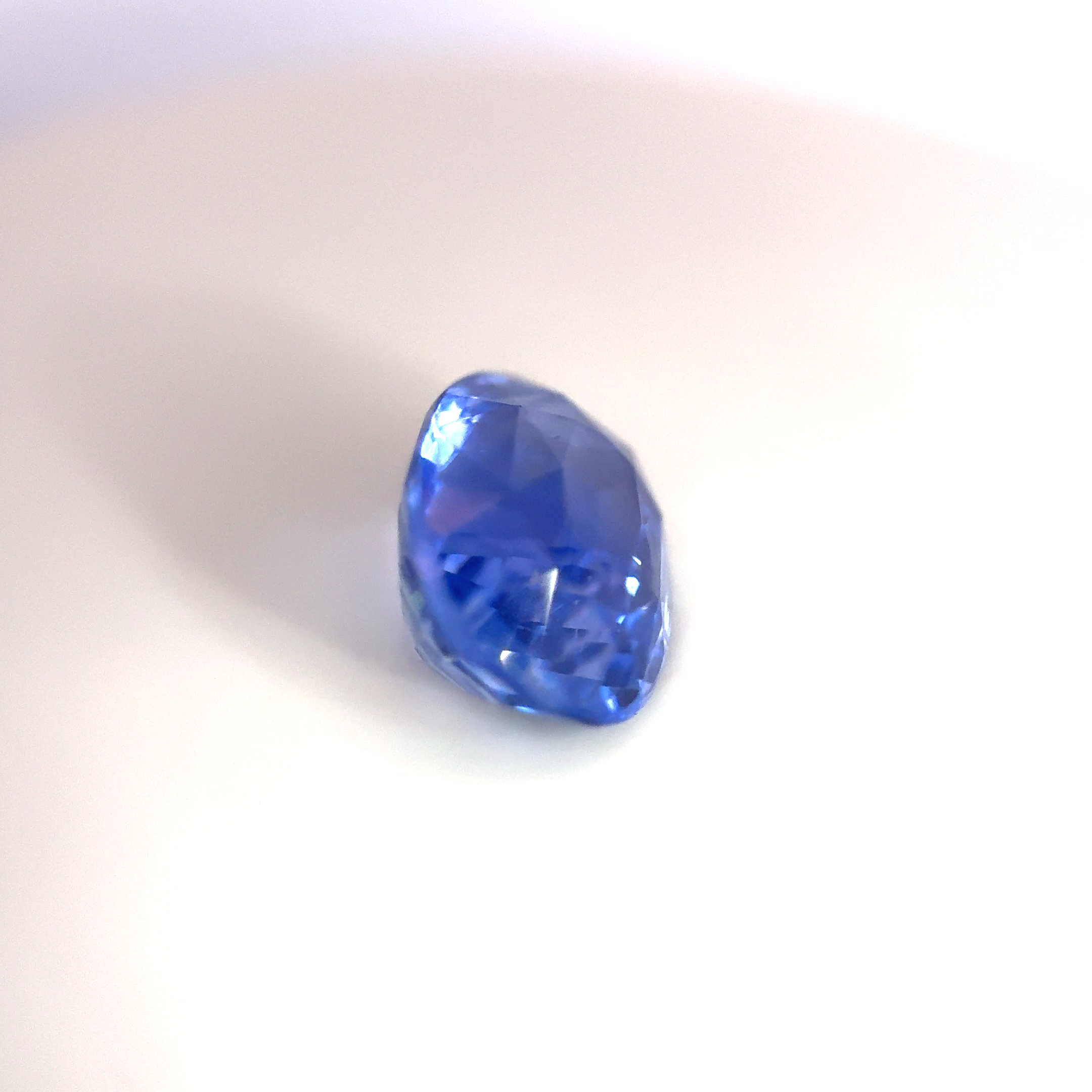 Oval 3.59 Ct UNHEATED Blue Sapphire of Sri Lankan Origin